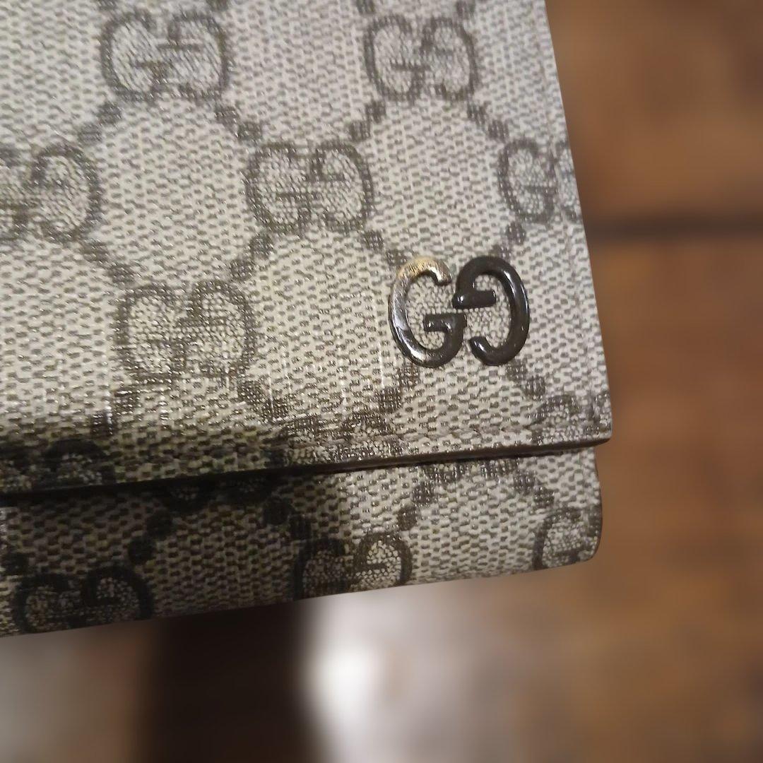 じょじょ　GUCCI GGパターン 三つ折り財布
