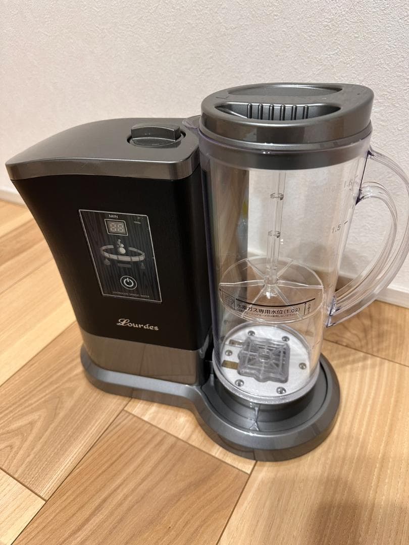 ルルドプレミアム HS-72 高濃度水素水生成器 吸引セット シャインシルバー