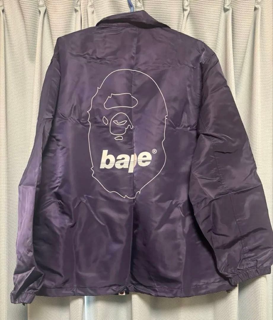 A BATHING APE エイプ コーチジャケット ネイビー　XL
