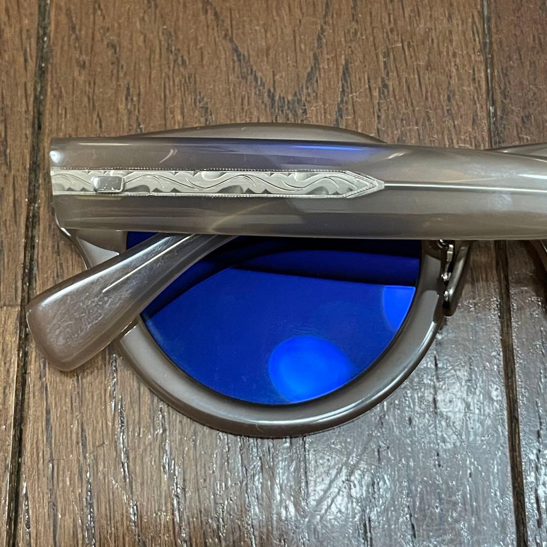 極美品 EYEVAN7285 アイヴァン 754クリアフレーム サングラス 眼鏡