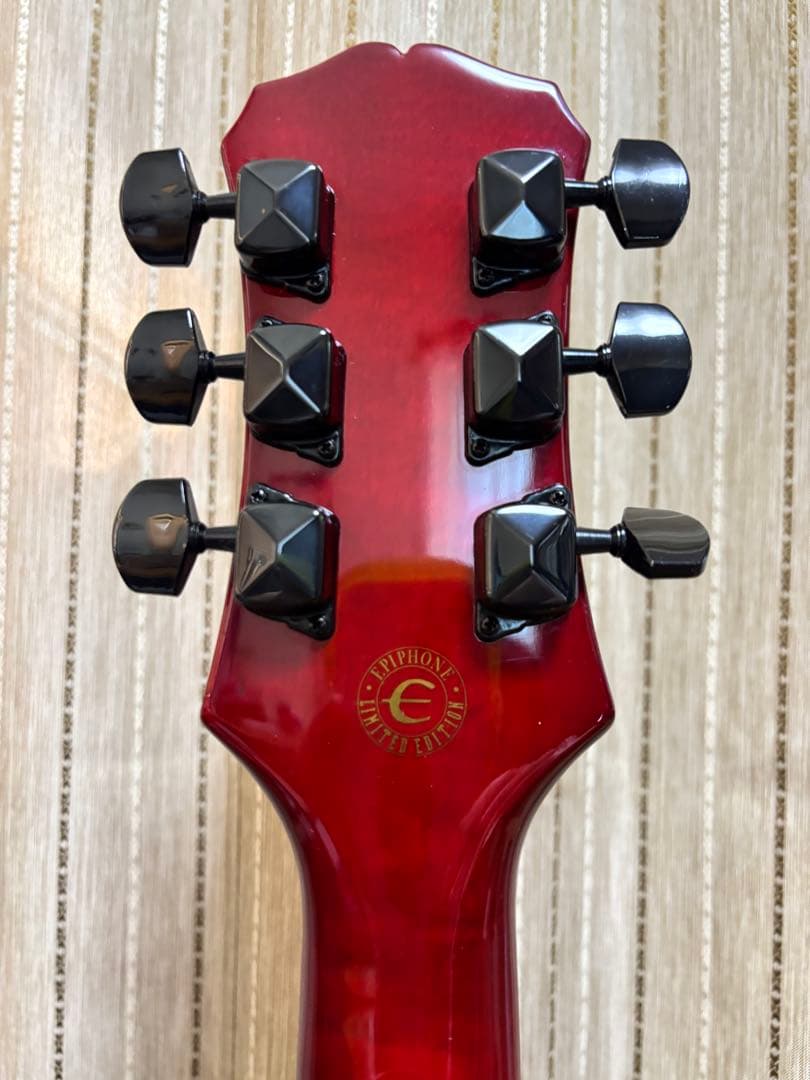 Epiphone Les Paul Special 限定ワイン　クロームブラック