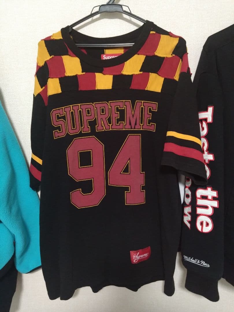トップス Supreme Patchwork Yoke Football Top