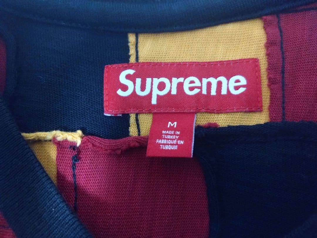 トップス Supreme Patchwork Yoke Football Top