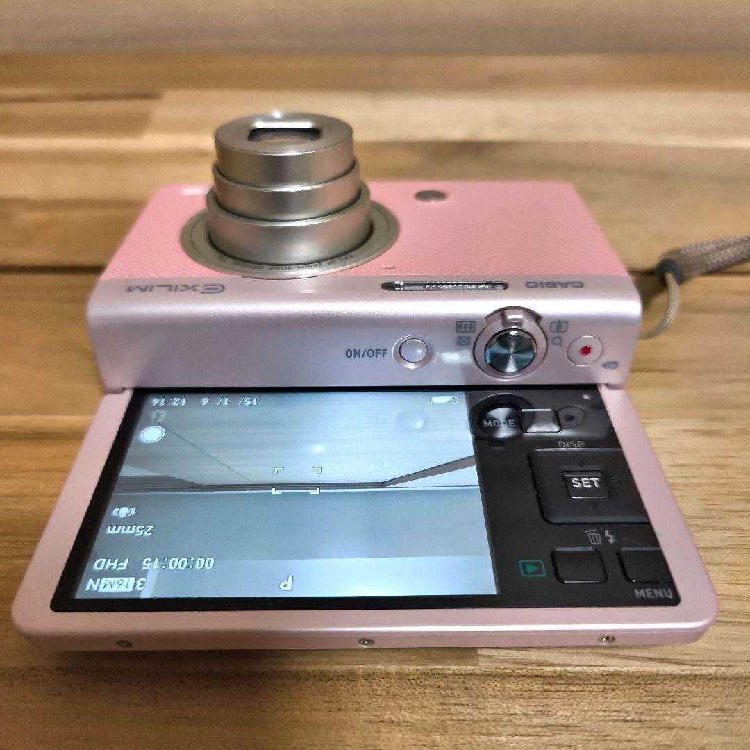 CASIO EXILIM EX-ZR70 ピンク Wi-Fi転送可能 自撮り