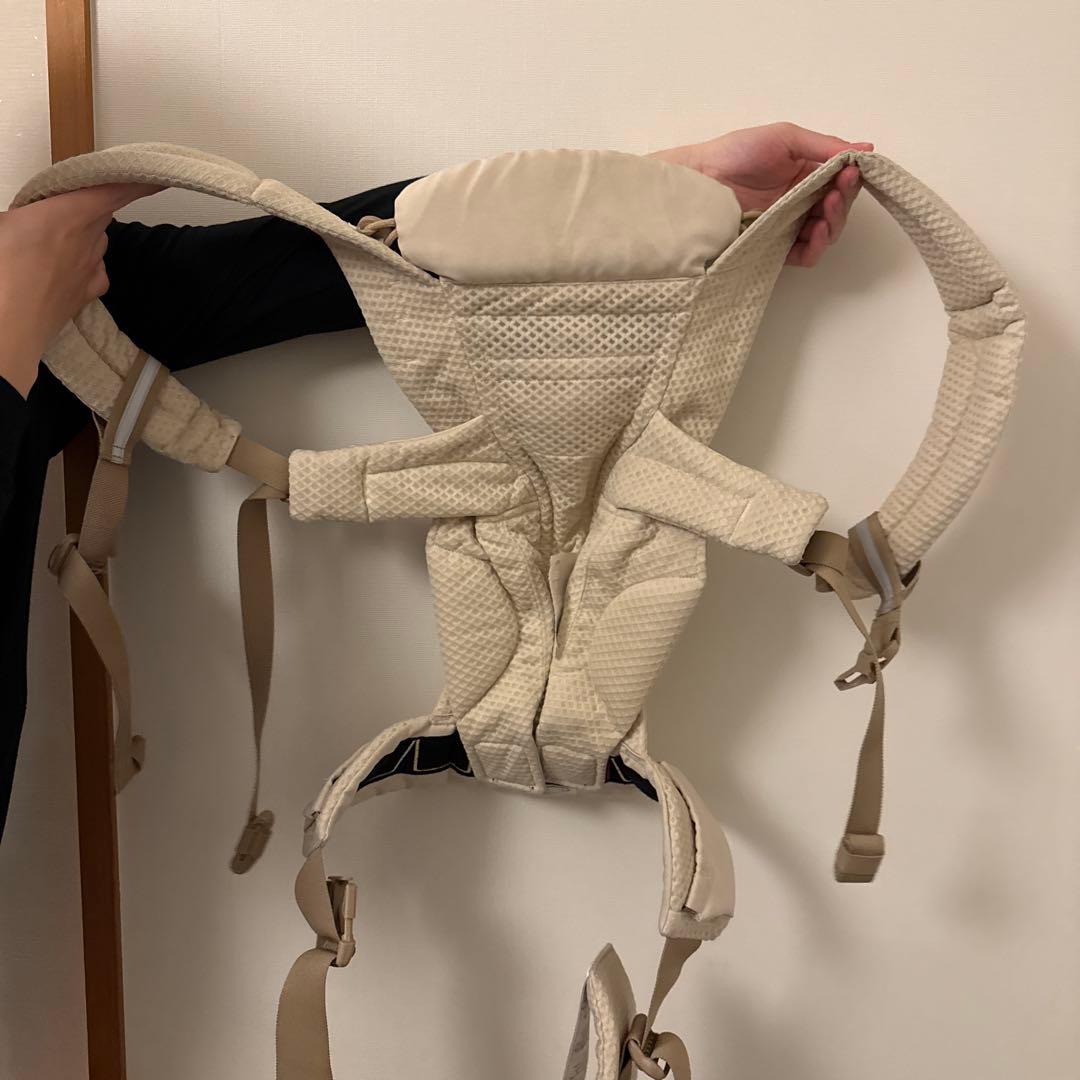 エルゴ　ベージュ メッシュ 抱っこ紐