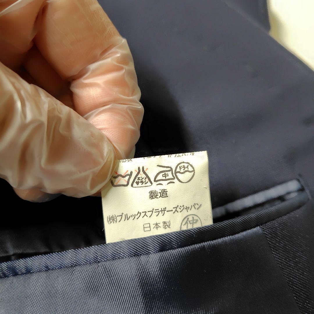 極美品　ブルックスブラザーズ　紺　ブレザー　金ボタン　シングル　刻印
