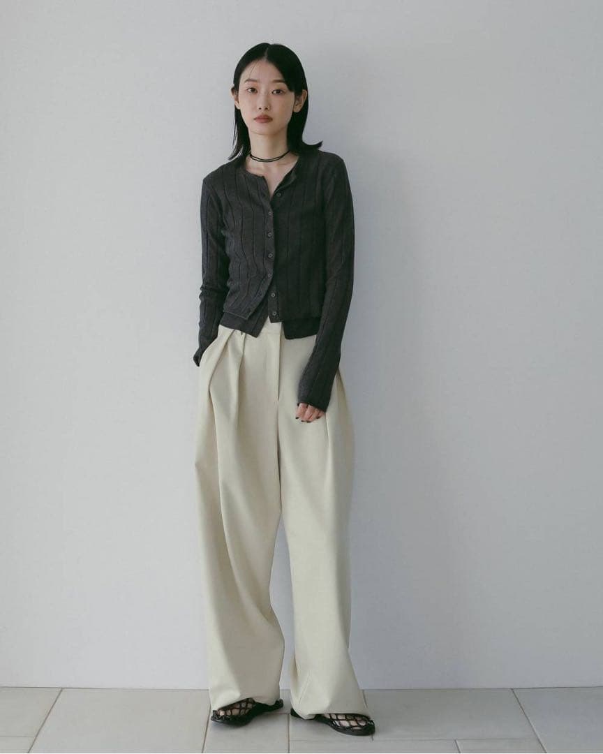 新品未使用 anuke Cotton Layered Cardigan