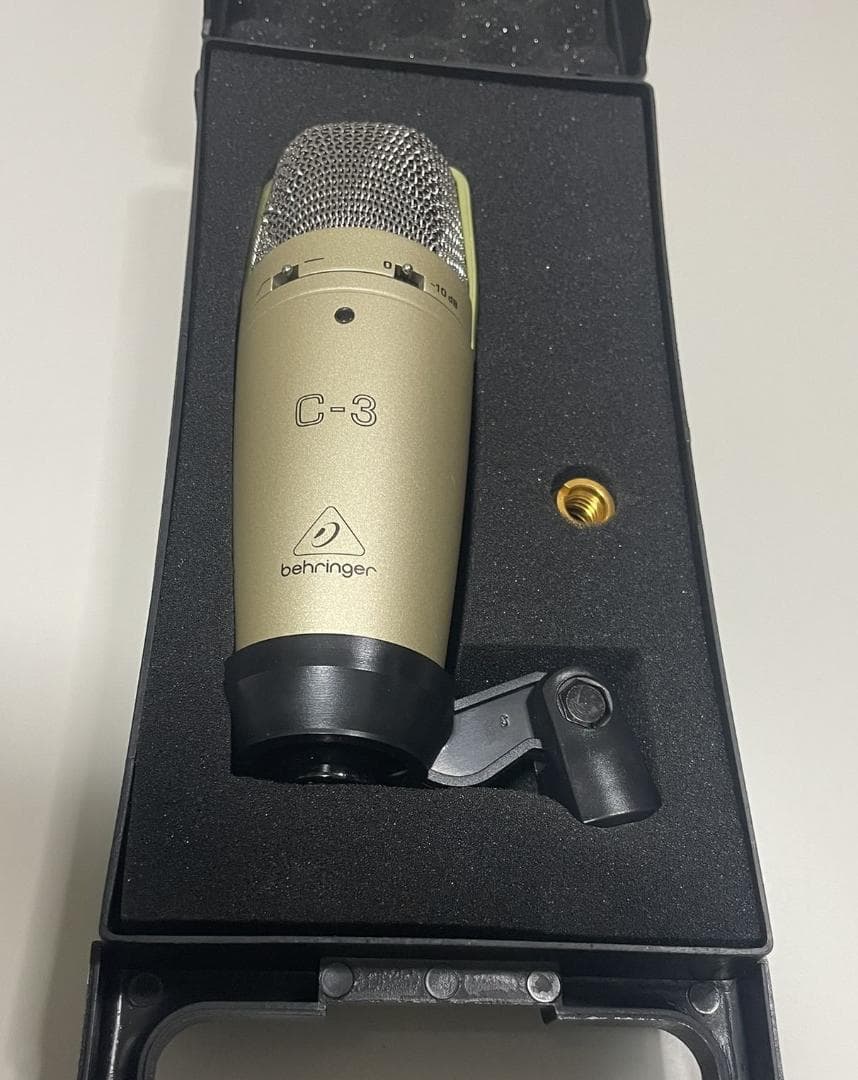 Behringer C-3＋コンデンサーマイクマウント＋風防　3点セット