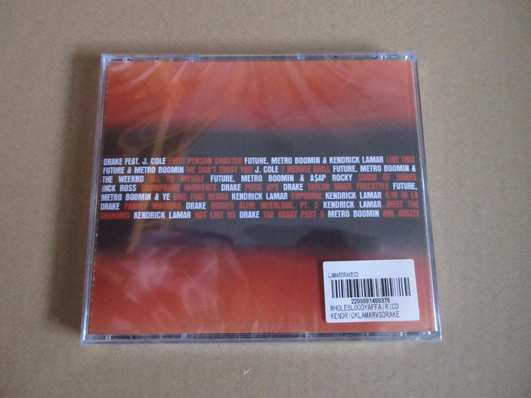 新品CD KENDRICK LAMAR VS DRAKE
