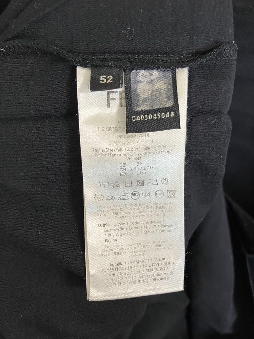 【希望価格にて販売します！】フェンディ　モンスターアイ　半袖Tシャツ　52