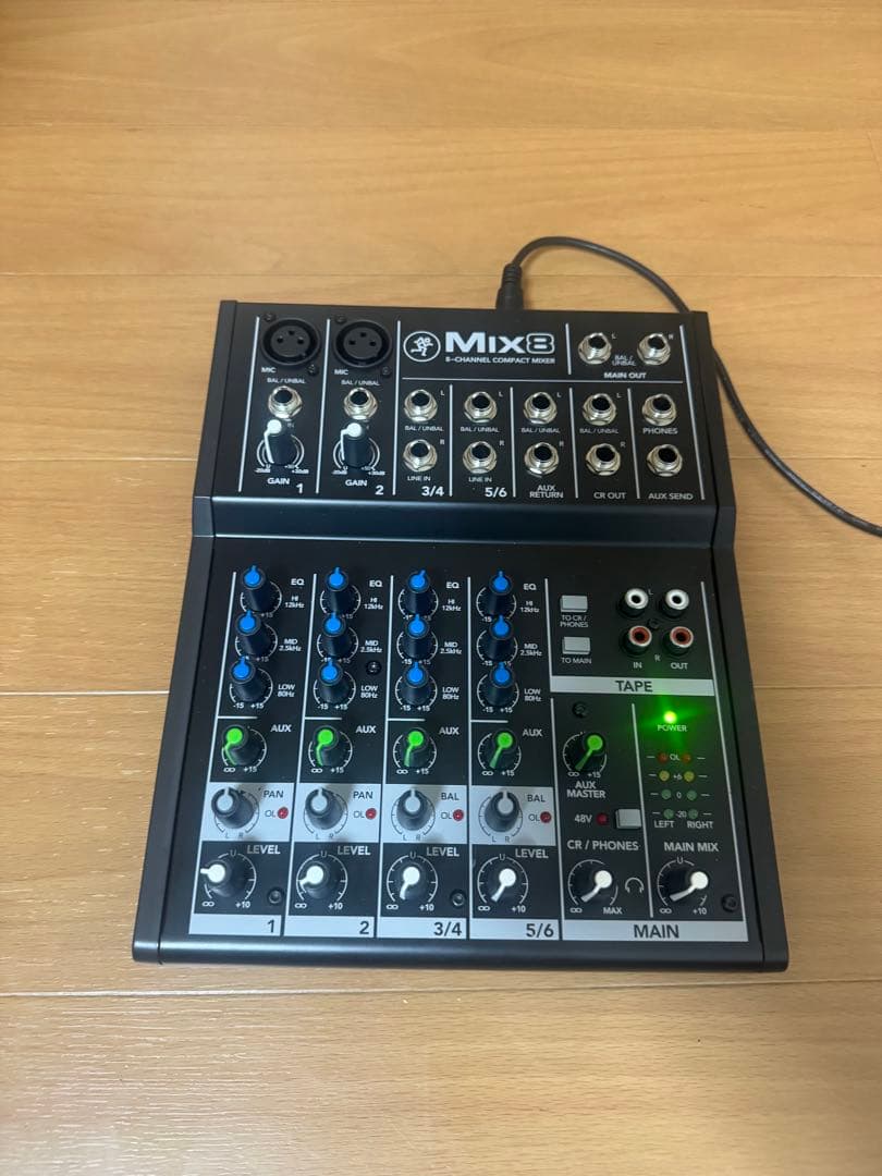 Mackie Mix8 8-CHANNEL コンパクトミキサー　アナログミキサー