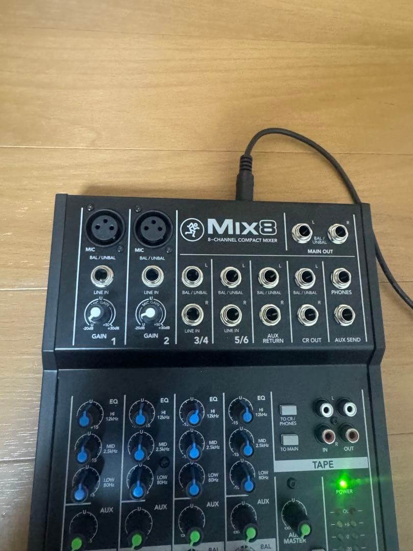 Mackie Mix8 8-CHANNEL コンパクトミキサー　アナログミキサー