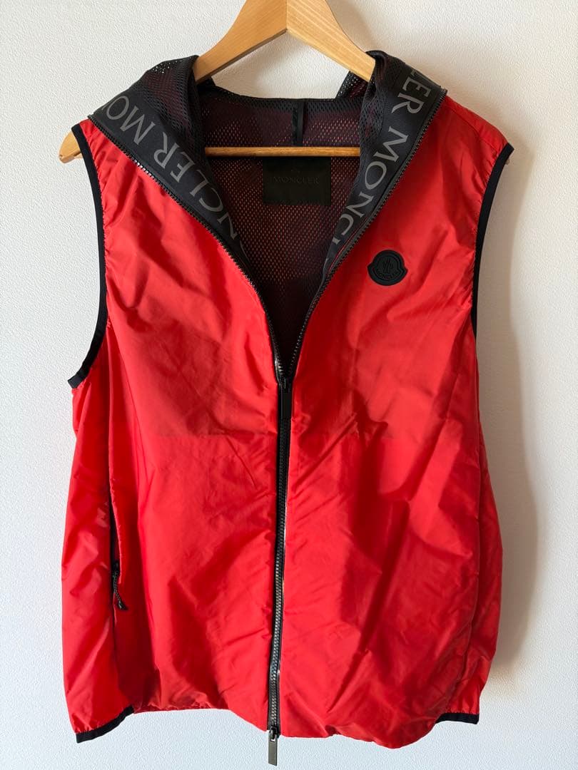 MONCLER Pakito 撥水ナイロンベスト フルジップ　M