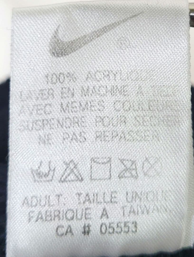 希少 90s vintage old nike スウォッシュ ビーニー ニット帽