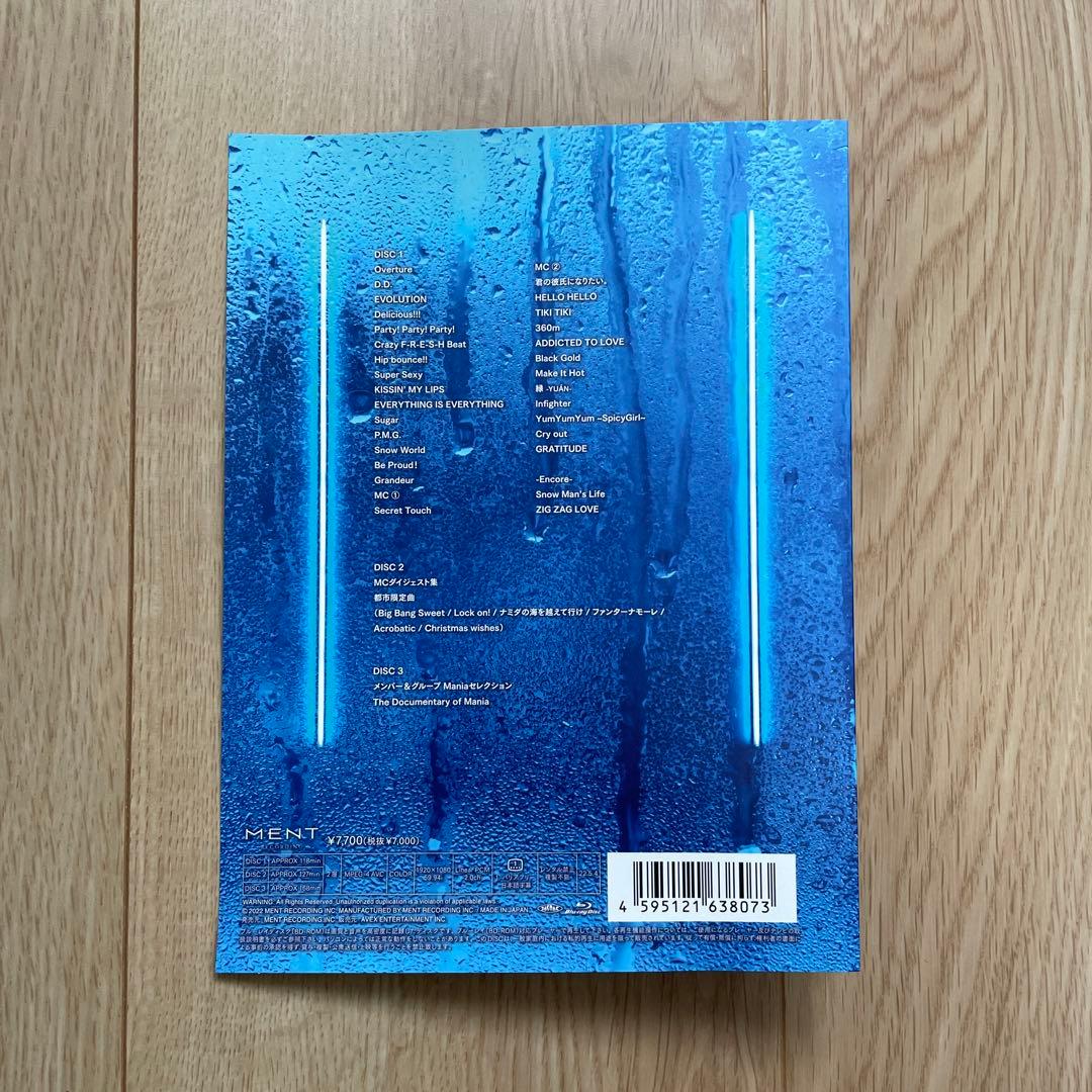 Man mania LIVE TOUR 2021 BluRay 初回盤
