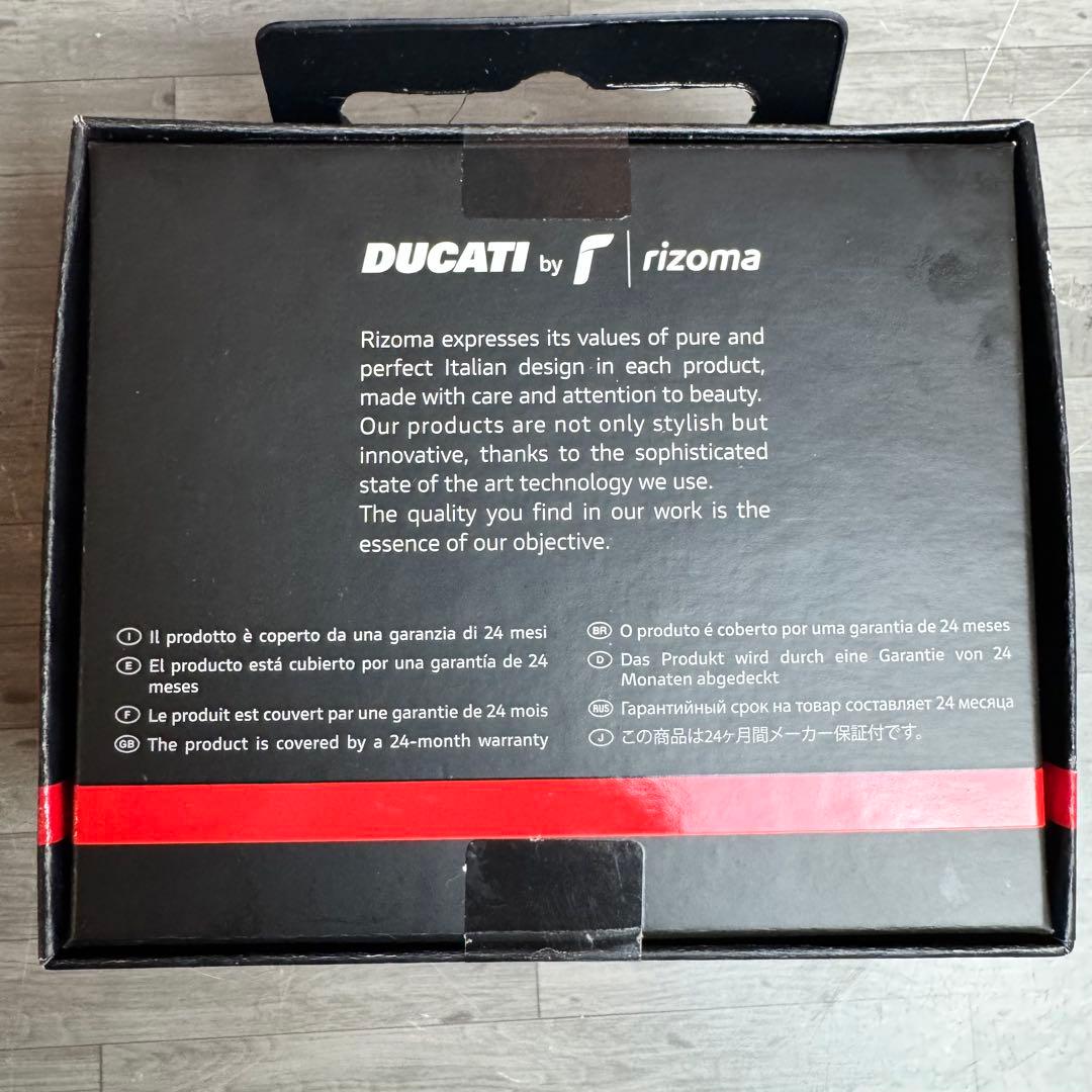 新品 DUCATI 純正 97380901A レーシングミラーホールカバー ペア