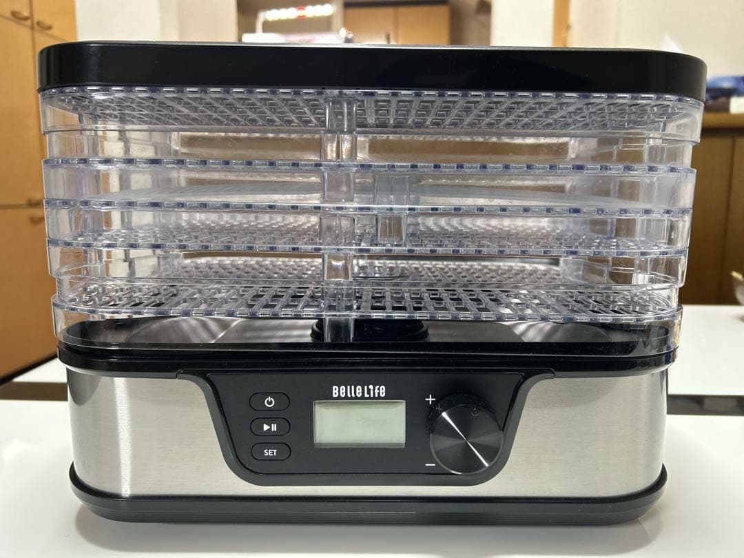 【美品】フードドライヤー BLF-400LCD-B Black 10L
