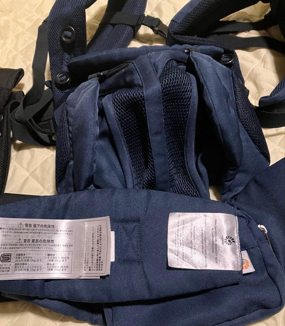 週末お値下げ中！極美品　エルゴベビー　抱っこ紐オムニ360　クールエア　キャリア