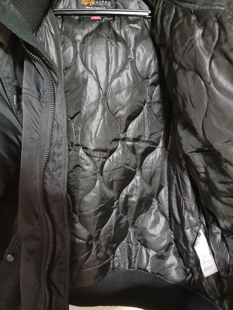 ALPHA INDUSTRIES MA-1 ブラック Lサイズ