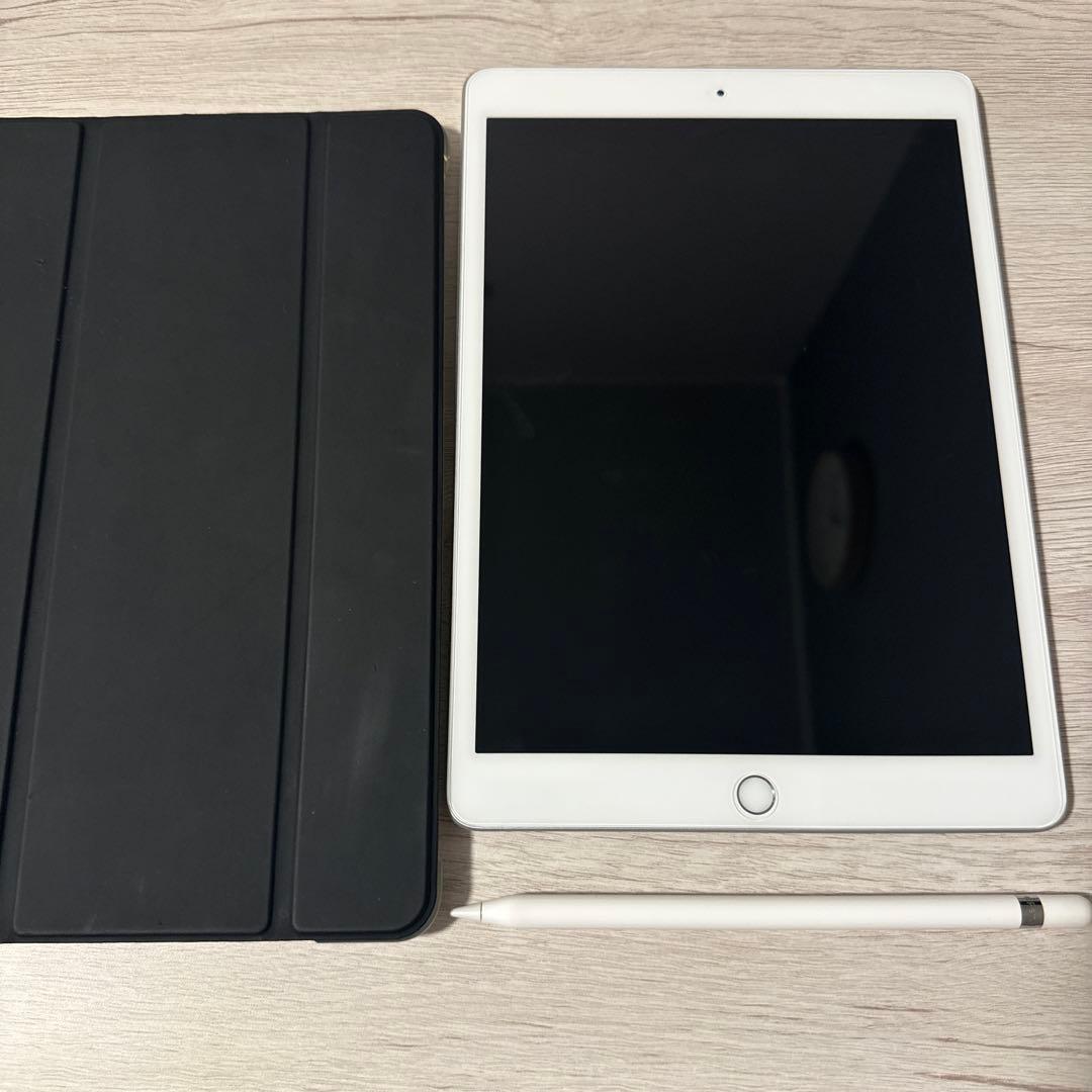 AppleiPad第7世代シルバー +Apple Pencil+ケース128GB