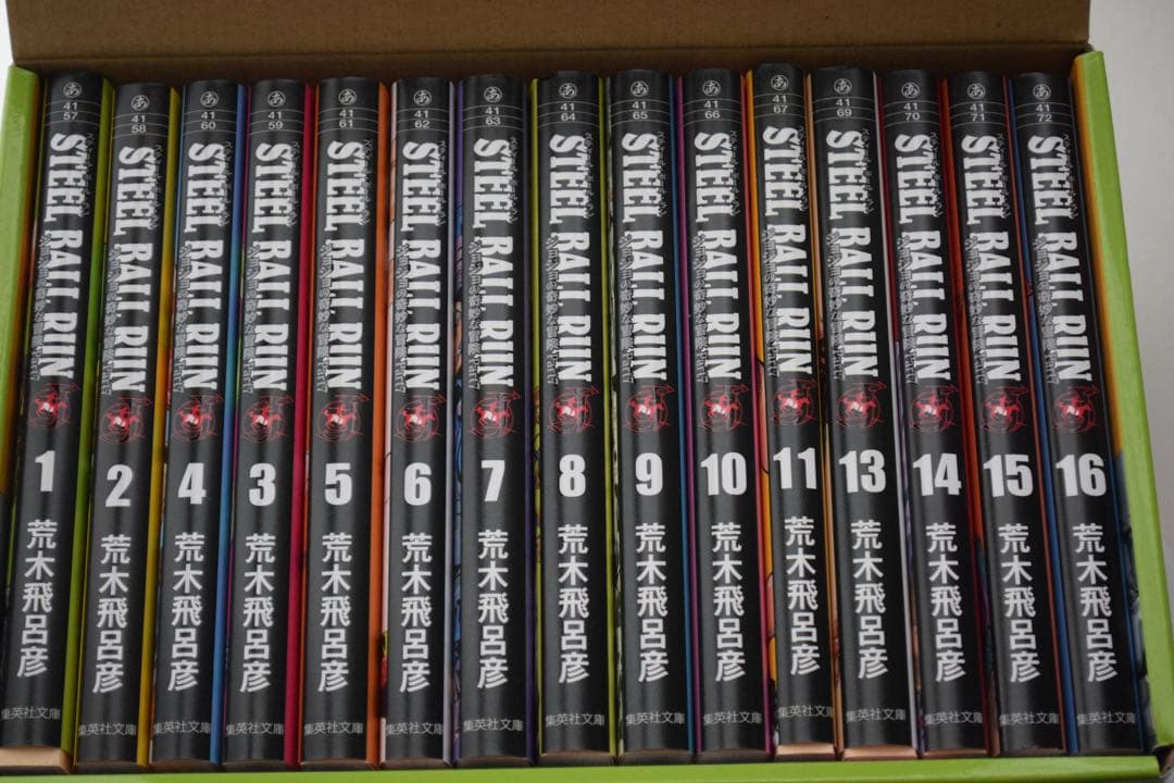 ジョジョの奇妙な冒険第7部 スティールボールラン 文庫版 全16巻 BOXセット
