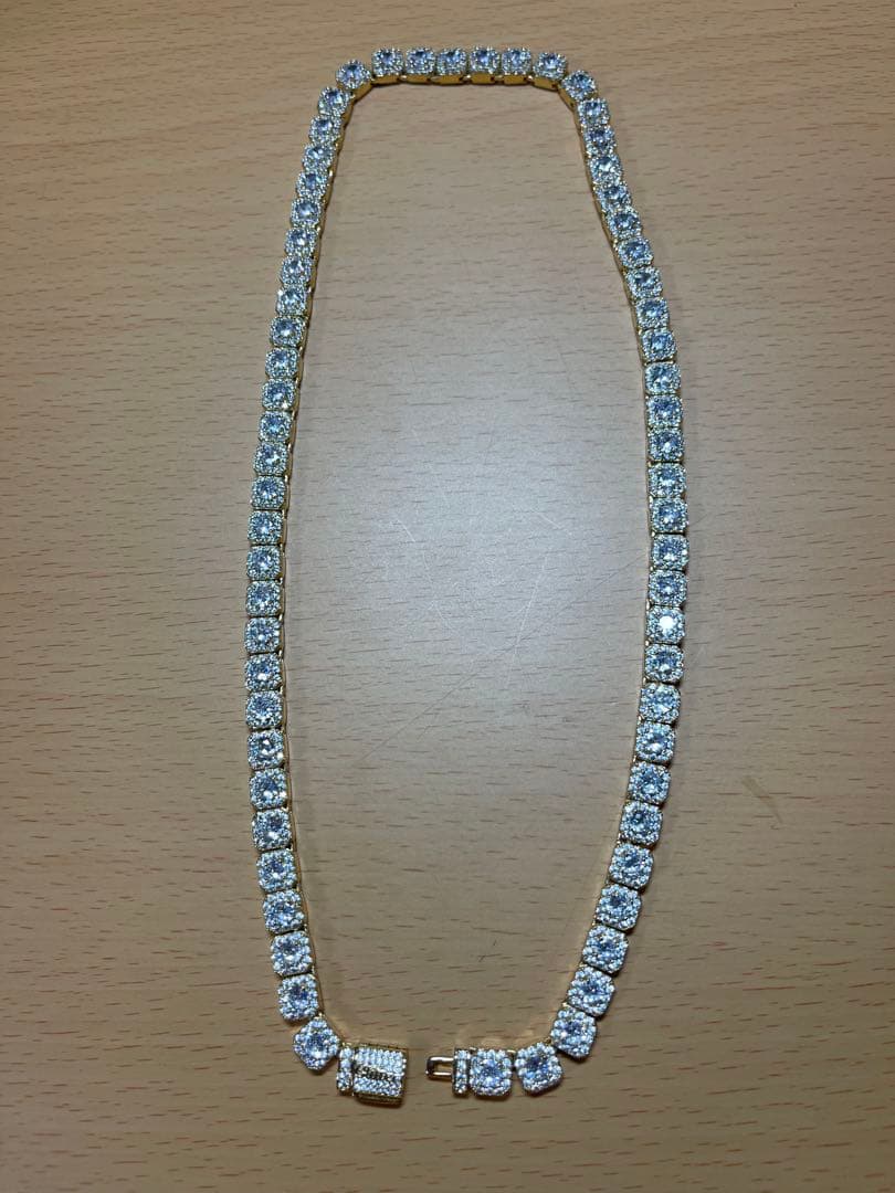 アクセサリー Glitter Clustered Tennis Chain Necklace