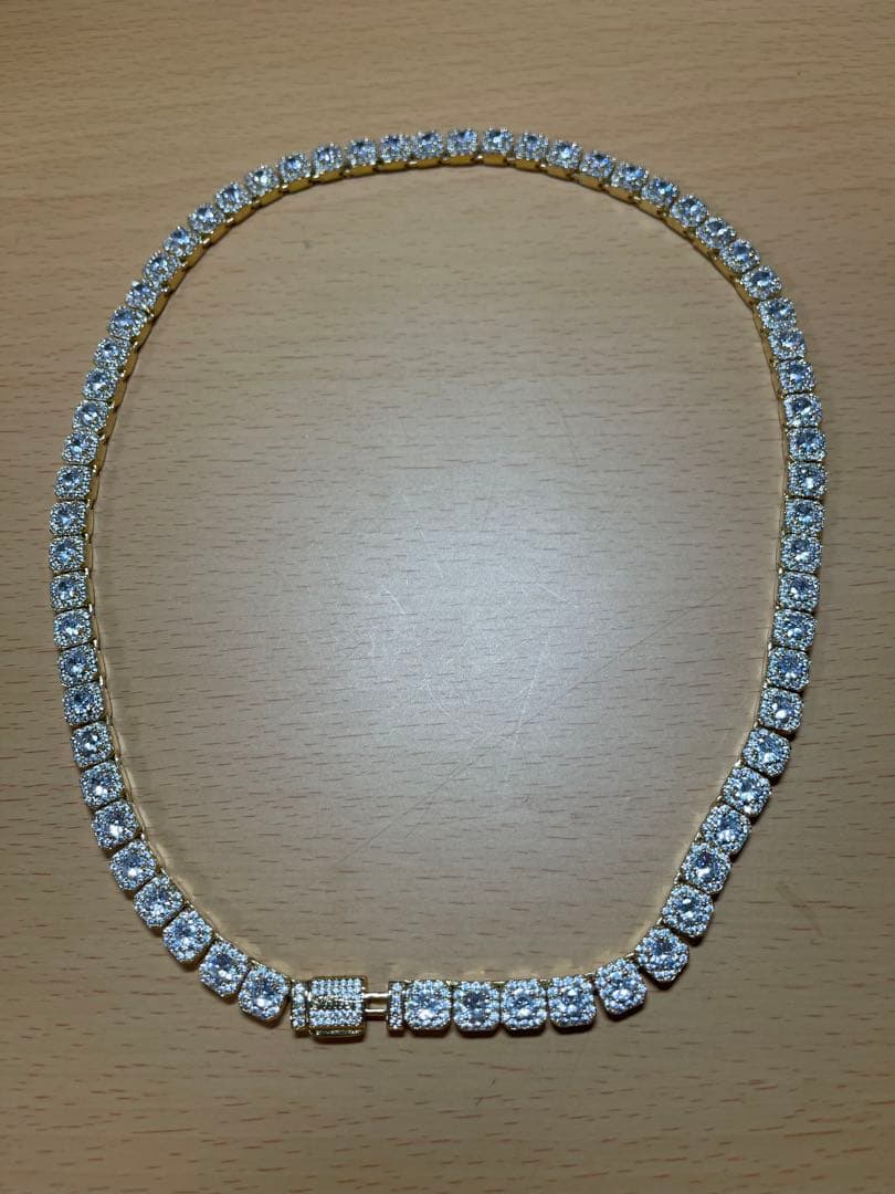 アクセサリー Glitter Clustered Tennis Chain Necklace