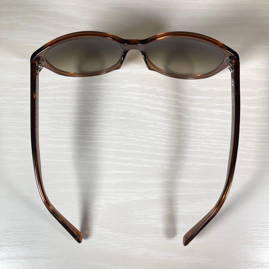 美品 CELINE セリーヌ サングラス アイウェア 度なし ブラウン ケース付