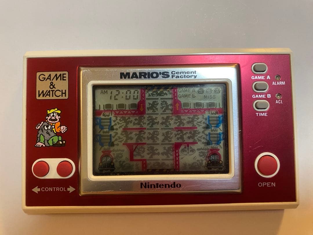 Nintendo 任天堂　ゲームウォッチ　マリオズセメントファクトリー
