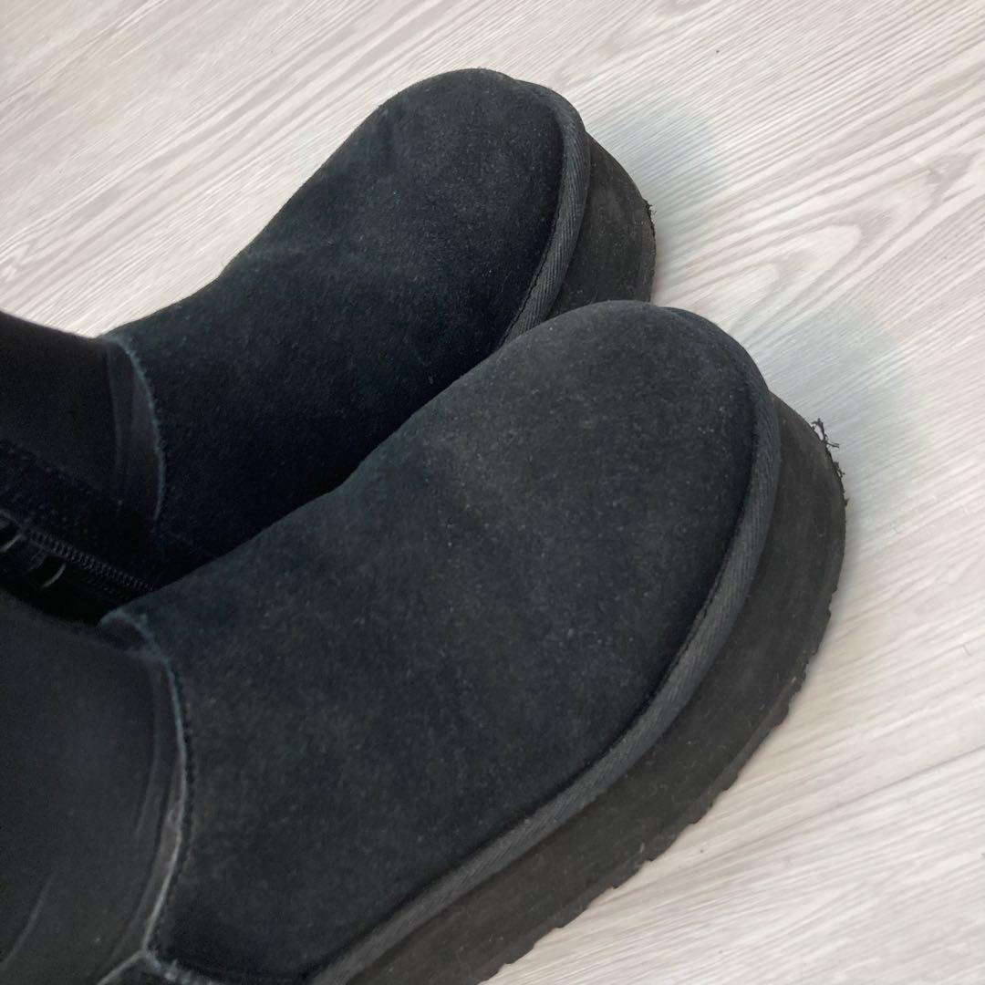 UGGクラシックディッパー 厚底ムートンブーツ 24cm