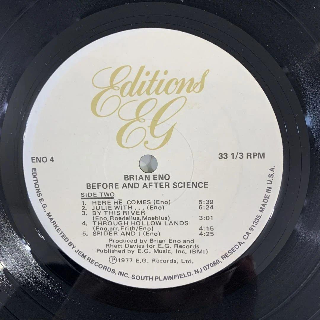 洋楽 LP Brian Eno / Before and after Science
