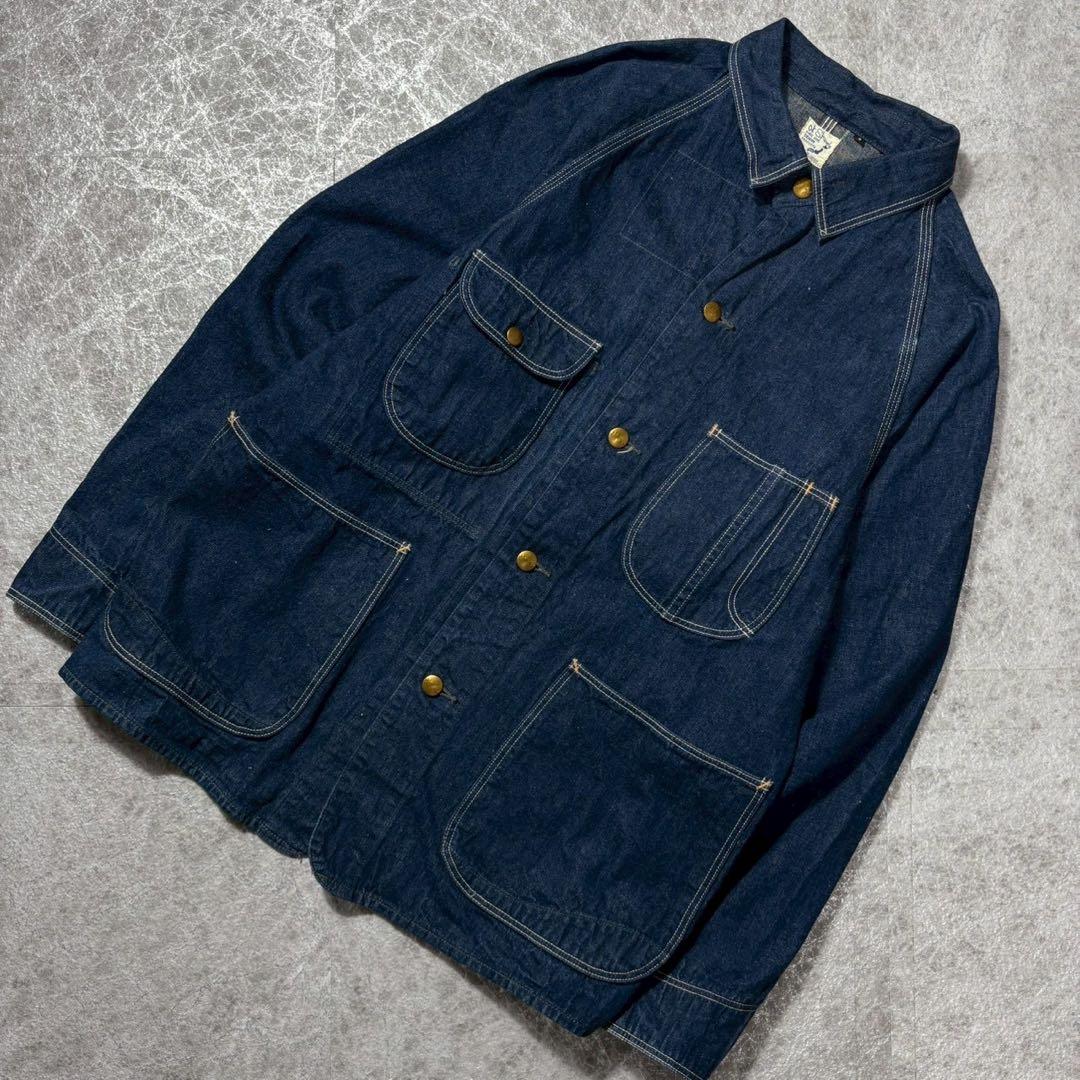 極美品 orslow 1950 デニムカバーオール インディゴ 2 日本製