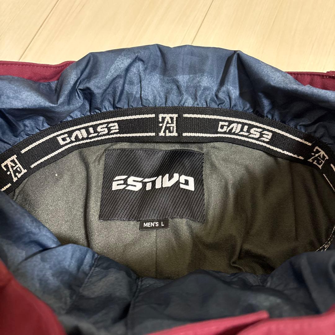 【本日限定値下げ】ESTIVO スノボウェア 上下セット メンズ　L エスティボ