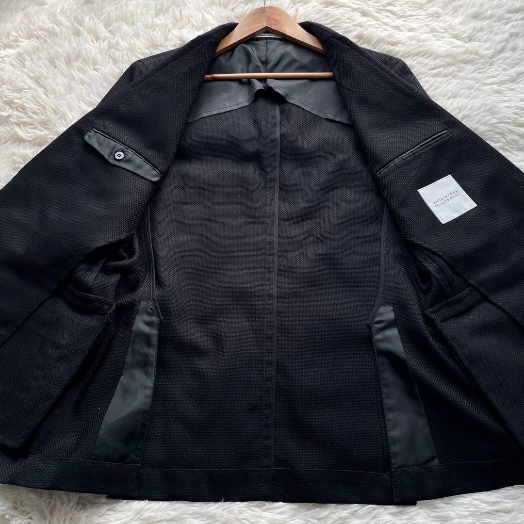 極美品✨マッキントッシュフィロソフィー　TROTTERジャケット　凸凹生地　M