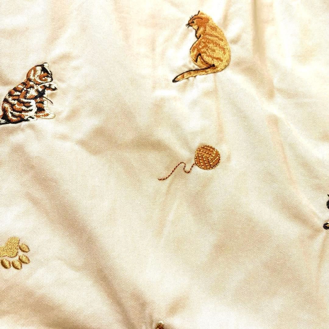 古着猫刺繍ジップアップジャケットXL相当あのちゃん着用モデル