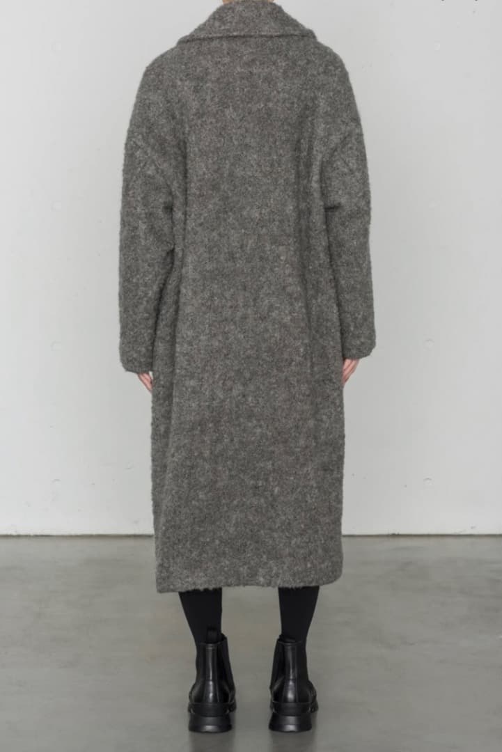 専用★HYKE完売ASTRAKHAN D/B COAT★グレー★サイズ1新品