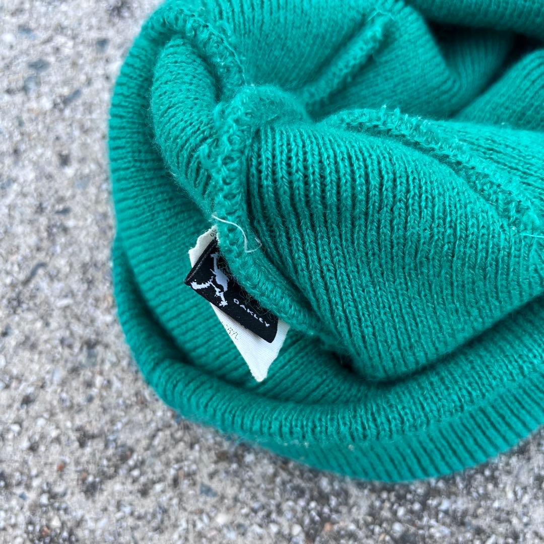 帽子 90s 00s Oakley beanie Turquoise y2k