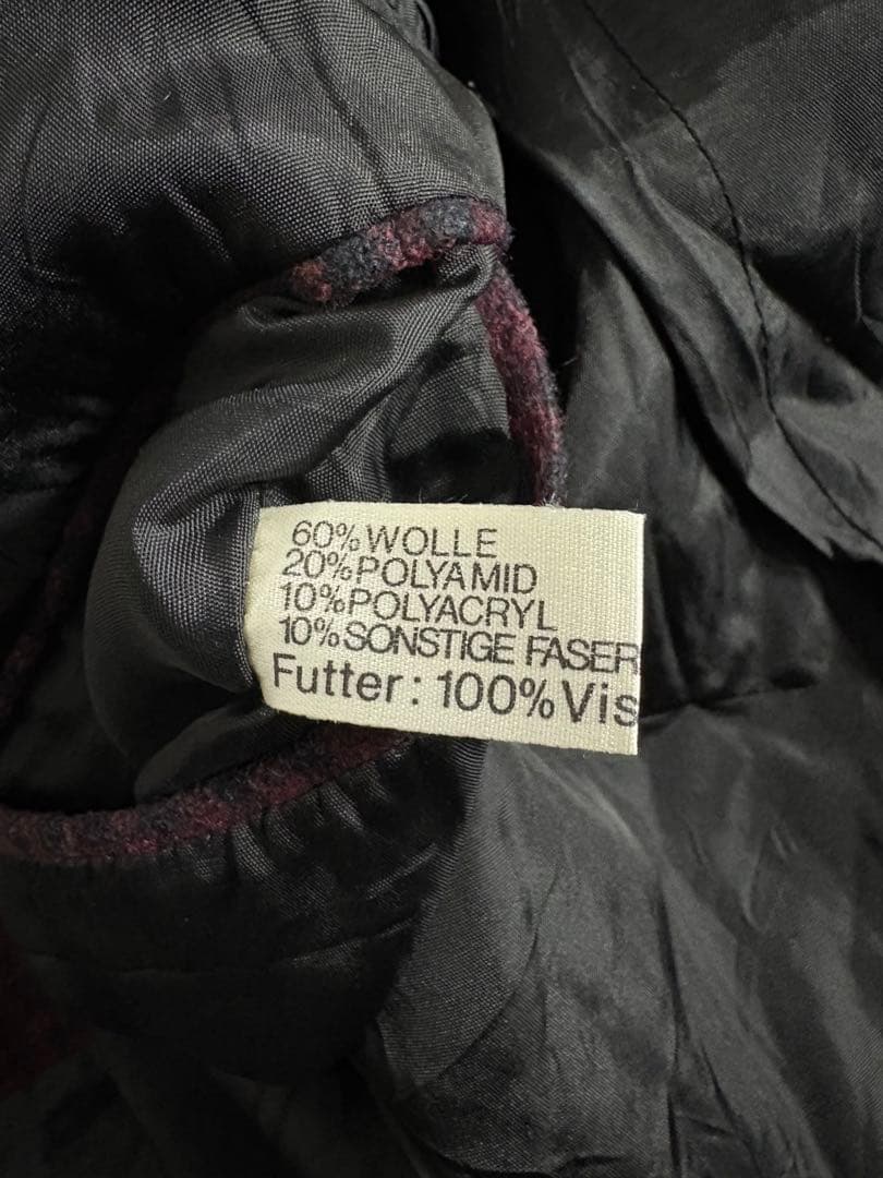ジャケット・アウター 90s Vintage wool tyrolean jacket check