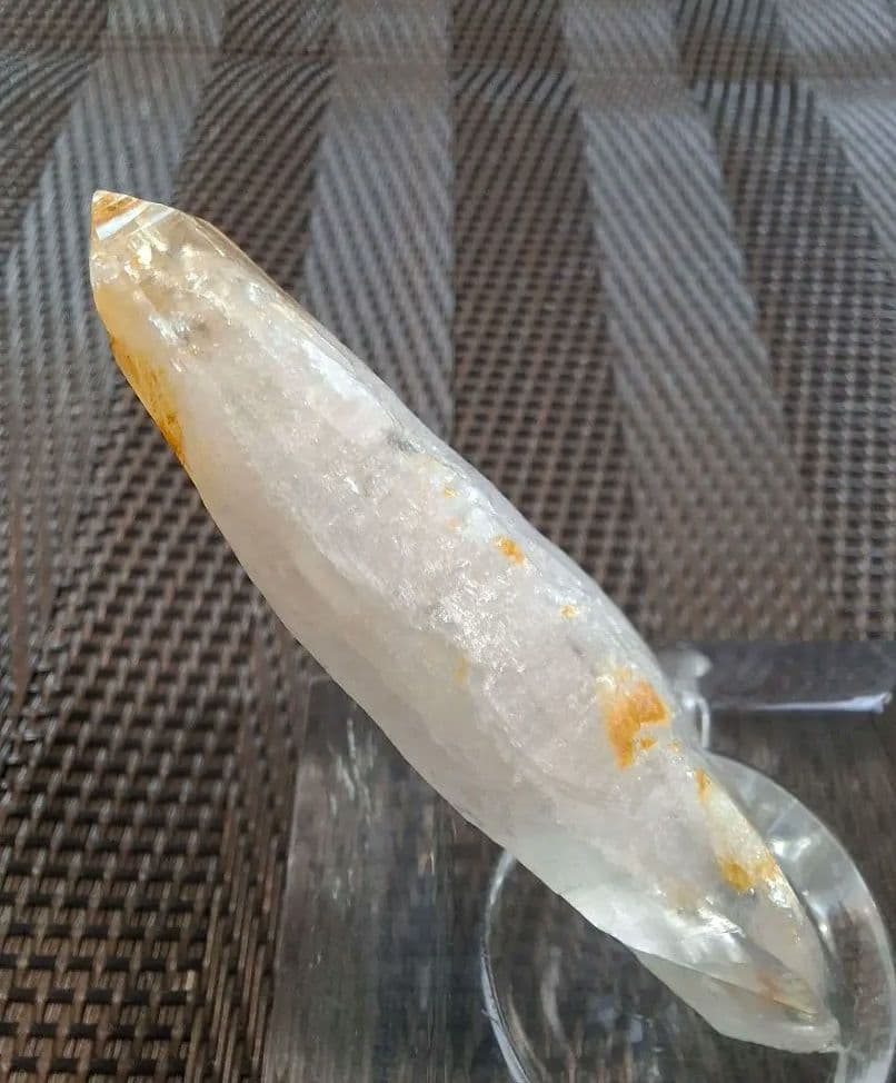 【貴重】両錐 水晶 愛知県 白鳥山 鉱石 原石 国産