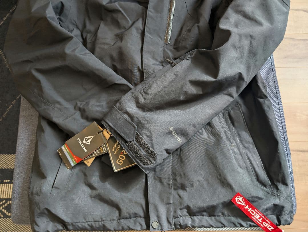 volcom l gore tex jacket black サイズL