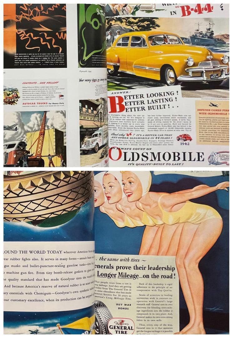 洋書 All-American Ads 40s 広告 スペースエイジ インテリア