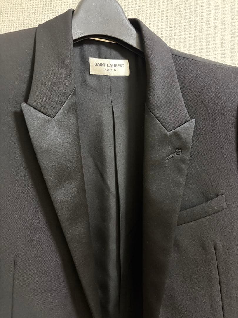 Saint Laurent スモーキングジャケット F36 サンローラン サテン