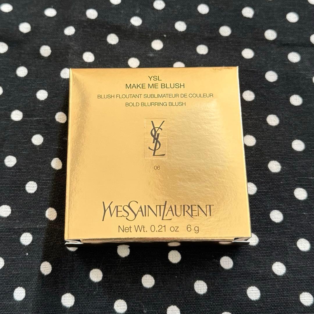 [新品未開封]YSL メイクミーブラッシュパウダー 06 ローズベイズ