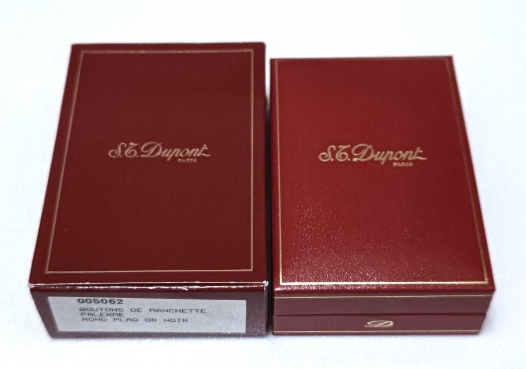 S.T Duponデュポン SILVER925タイピン、カフス箱付き　40951