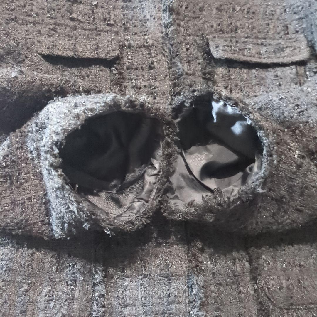 【Bibiy】 ELISE TWEED JACKET (Black) 黒