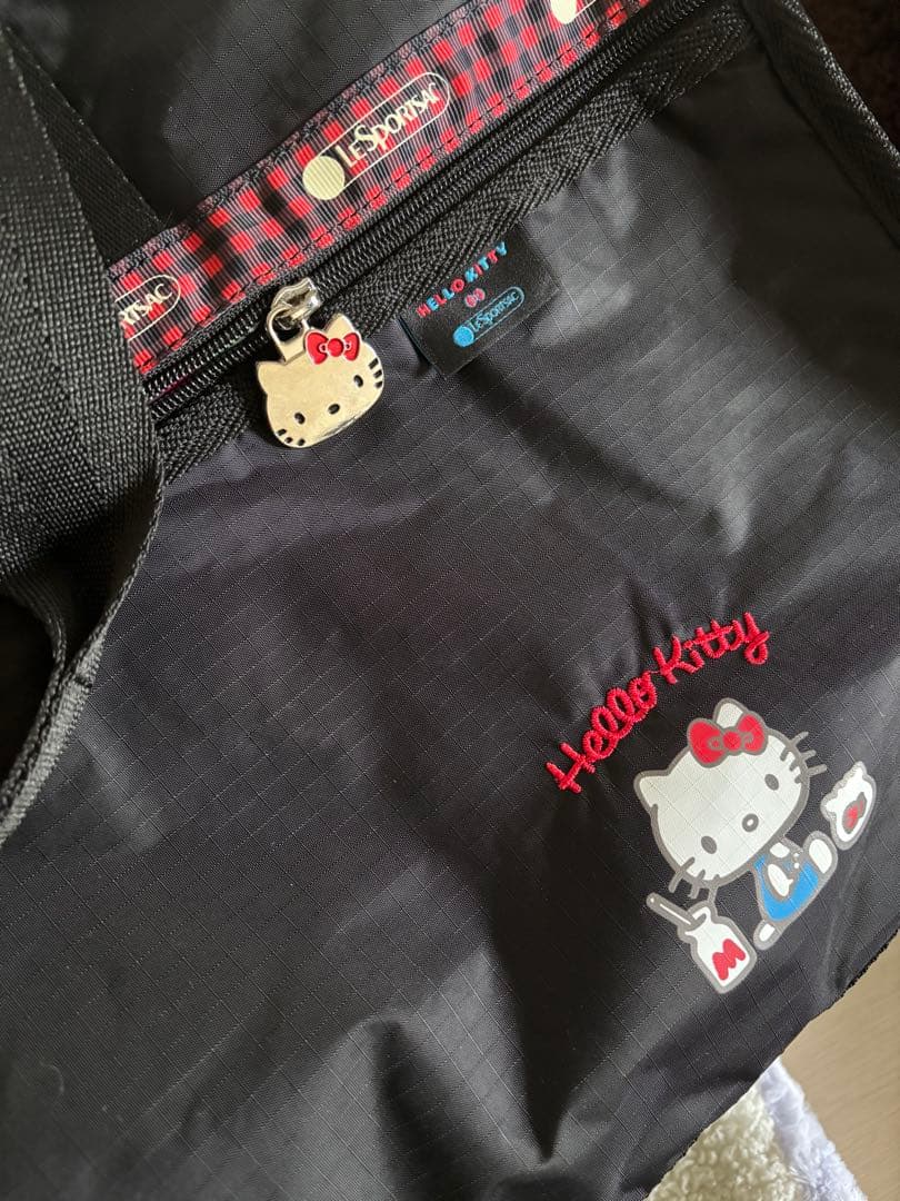 【タグ付き新品】レスポートサック × ハローキティ ボストンバッグ 大容量