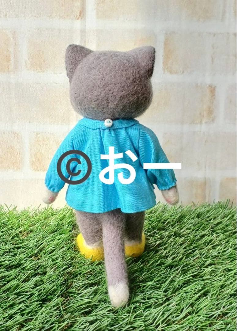 羊毛フェルト⭐︎猫　入園　春　桜
