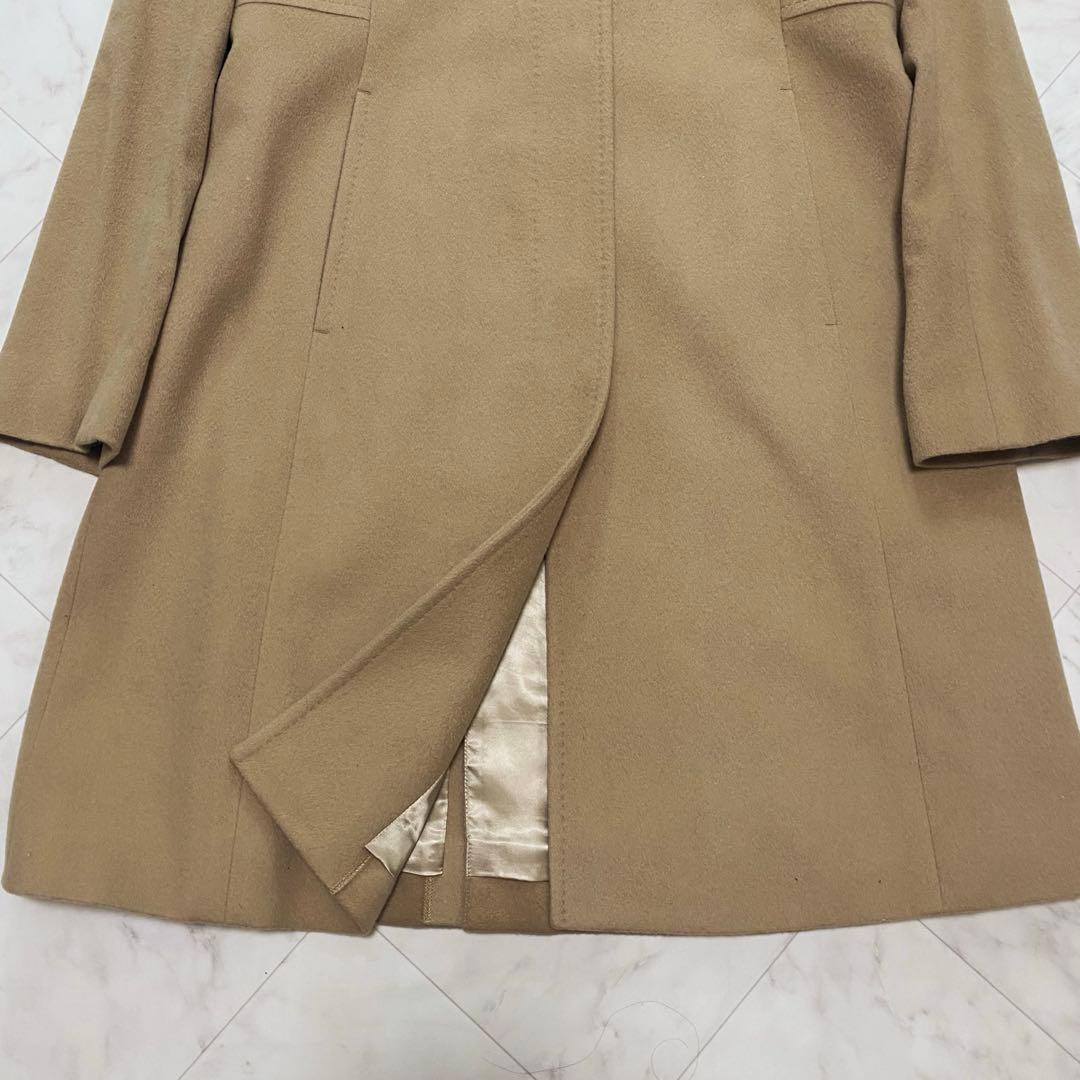 美品✨INDIVI VAI カシミヤ100% キャメルベージュ　コート　Lサイズ