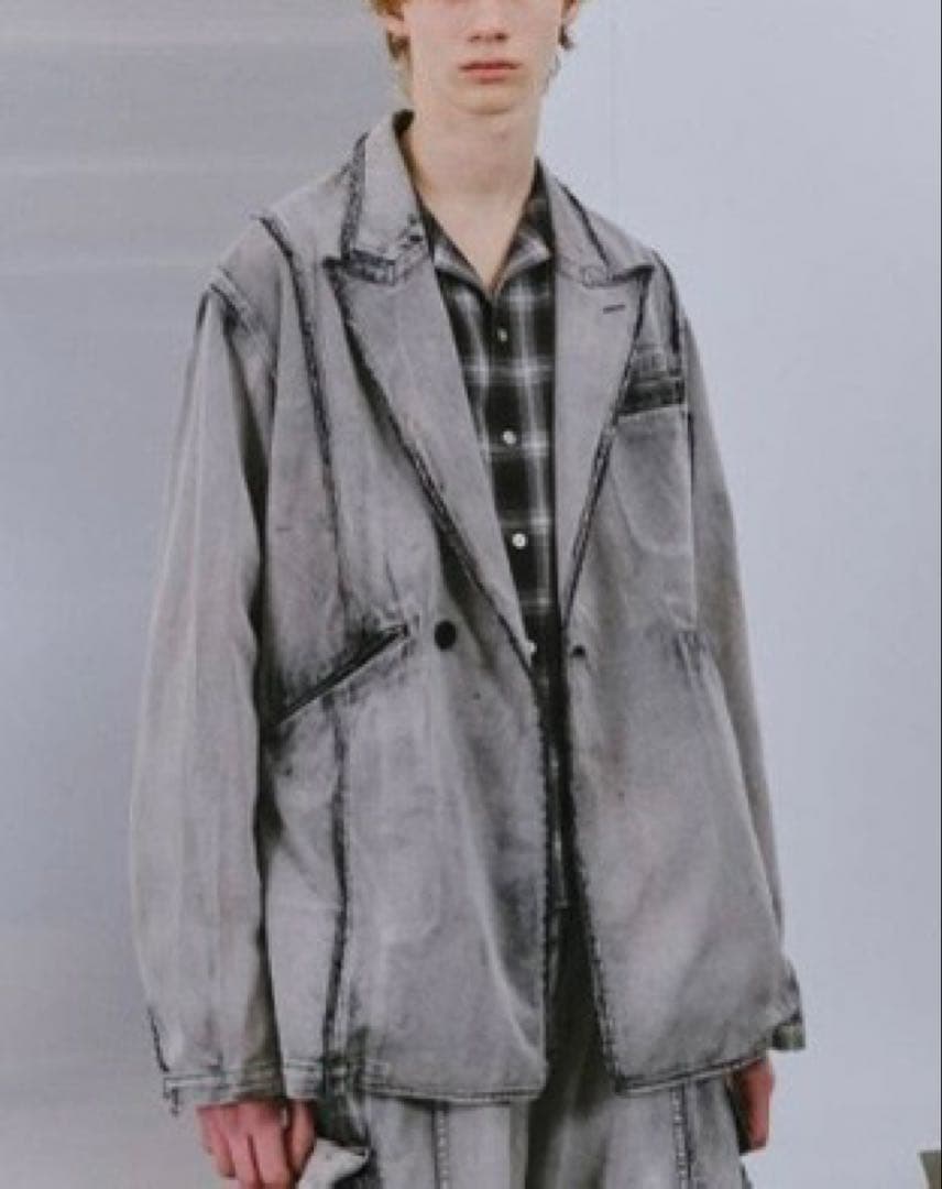 HARE コットンフェードジャケット 【新品・タグ付き】 グレー 【 F 】