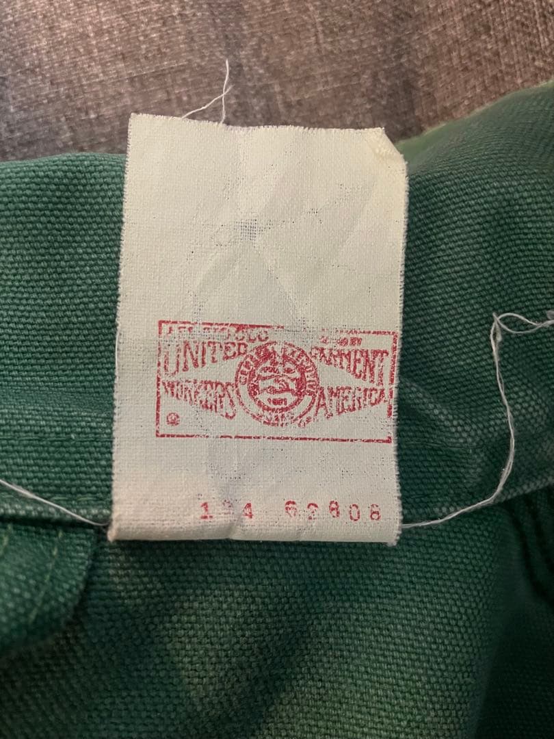 レア 裏地なし 1994年 Carhartt カーハート チョアコート グリーン
